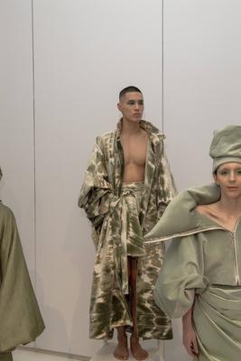 New york men's day - joseph mcrae - presentation - february 2025 new york fashion week-stock-photo