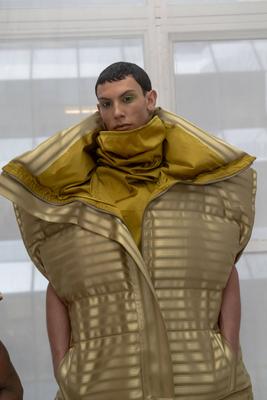 New york men's day - joseph mcrae - presentation - february 2025 new york fashion week-stock-photo