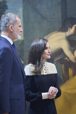 Spanish Royals visits Caravaca de la Cruz-stock-foto