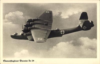 Dornier Do 24 Seenotflugboot Luftwaffe Propellermaschine AUFNAHMEDATUM GESCH?TZT-stock-foto
