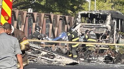Plane crash in sao paulo-stock-foto