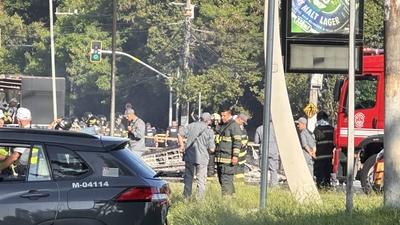 Plane crash in sao paulo-stock-foto