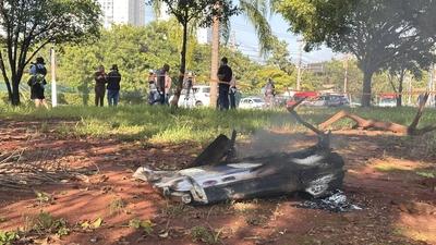 Plane crash in sao paulo-stock-foto