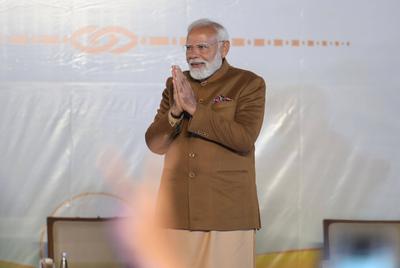 BJP Wins Delhi Assembly Elections After 26 Years, Wins 48 Seats-stock-foto