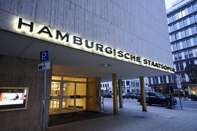 Die Hamburger Staatsoper-stock-foto