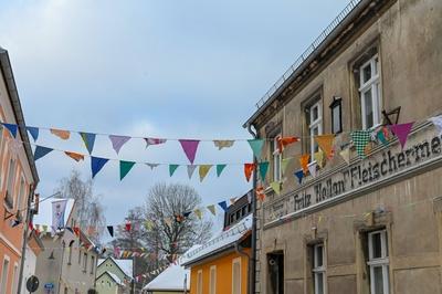 Wittichenau - Dieses Jahr ist alles anders: Karnevalisten trauern um Umzugs-Wochenende 13.02.2021 Wittichenau, Markt Fot-stock-photo