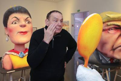 Duesseldorf widmet Karnevalist Jacques Tilly Ausstellung-stock-foto