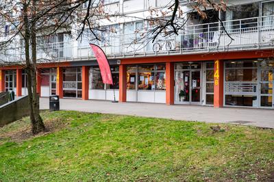 Peterbos district, where a shooting took place this morning. This is the third shooiting in a row this week in Anderlech-stock-foto