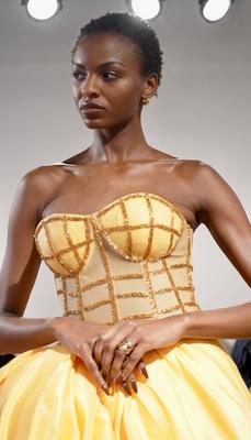 Nyfw-chuks collins fall/winter 2025.-stock-foto