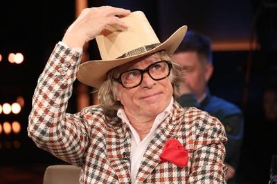 Berlin, Bayern zu Gast im Europa-Center Helge Schneider, Musiker und Komiker, zu Gast in der NDR Talk Show, Fototermin a-stock-photo