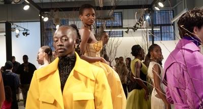 Nyfw-chuks collins fall/winter 2025.-stock-foto