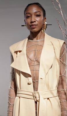 Nyfw-chuks collins fall/winter 2025.-stock-foto