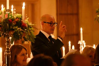 King Charles and Queen Camilla at UK - Italy Dinner-stock-foto