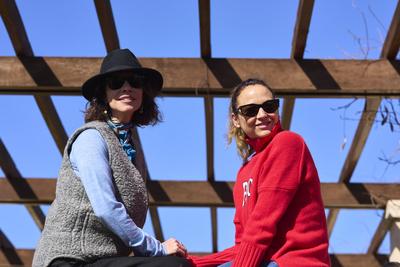 39th Goya Awards - Maribel Verdu, Leonor Watling and Aitana Sanchez-Gijon plant holm oak trees-stock-foto