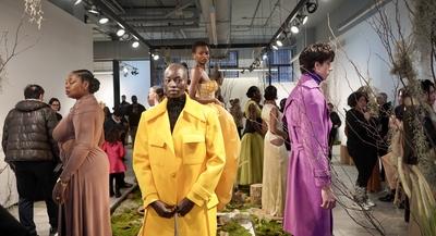 Nyfw-chuks collins fall/winter 2025.-stock-foto