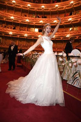 Semper Opernball 2025 in Dresden-stock-foto