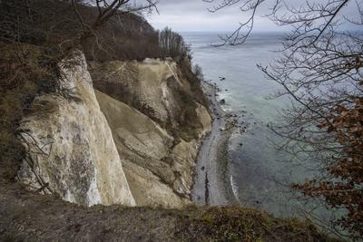 Steilk?ste im Nationalpark Jasmund-stock-foto