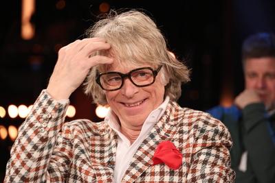 Helge Schneider, Musiker und Komiker, zu Gast in der NDR Talk Show, Fototermin am 7.2.2025 im Fernsehstudio Hamburg Loks-stock-photo