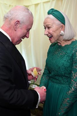 King Charles and Queen Camilla at UK - Italy Dinner-stock-foto