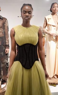 Nyfw-chuks collins fall/winter 2025.-stock-foto