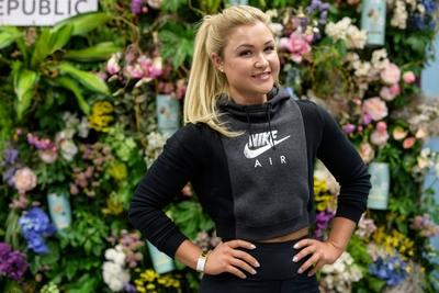FIBO Internationale Leitmesse f?r Fitness 12 04 2018 Instagram Star und Fitnesslehrerin Sophia Thi-stock-foto