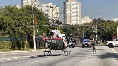 Plane crash in sao paulo-stock-foto