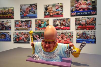 Duesseldorf widmet Karnevalist Jacques Tilly Ausstellung-stock-foto