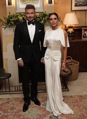 King Charles and Queen Camilla at UK - Italy Dinner-stock-foto