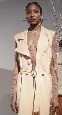 Nyfw-chuks collins fall/winter 2025.-stock-foto