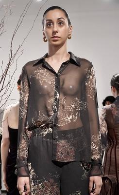 Nyfw-chuks collins fall/winter 2025.-stock-foto