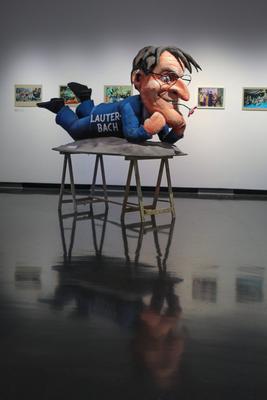 Duesseldorf widmet Karnevalist Jacques Tilly Ausstellung-stock-foto