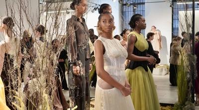 Nyfw-chuks collins fall/winter 2025.-stock-foto