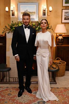 King Charles and Queen Camilla at UK - Italy Dinner-stock-foto