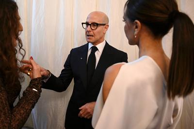 King Charles and Queen Camilla at UK - Italy Dinner-stock-foto