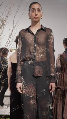 Nyfw-chuks collins fall/winter 2025.-stock-foto