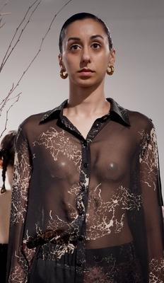 Nyfw-chuks collins fall/winter 2025.-stock-foto