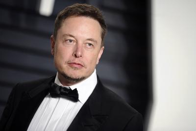 Elon Musk attends the 2017 Vanity Fair Oscar Party hosted by Graydon Carter at Wallis Annenberg Center for the Performi-stock-foto