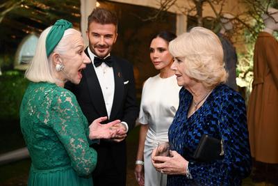 King Charles and Queen Camilla at UK - Italy Dinner-stock-foto