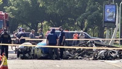 Plane crash in sao paulo-stock-foto