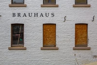 Drei Jahre nach der Flutkatastrophe vom 14. und 15. Juli 2021 ist die Innenstadt von Bad M?nstereifel ( Kreis Euskirchen-stock-foto
