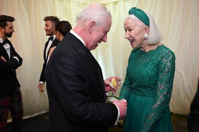 King Charles and Queen Camilla at UK - Italy Dinner-stock-foto