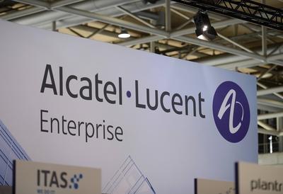 Alcatel Lucent Cebit Hannover Niedersachsen Deutschland Alcatel Lucent Cebit Hannover Niedersach-stock-foto