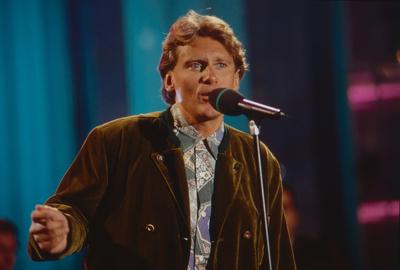 Rainhard Fendrich, ?sterreichischer Liedermacher und Schauspieler, Deutschland 2000. Austrian actor and songwriter Rain-stock-foto