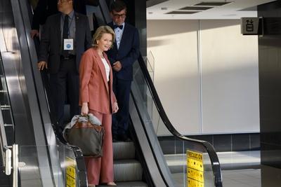 Queen Mathilde In  Costa Rica With Unicef-stock-photo
