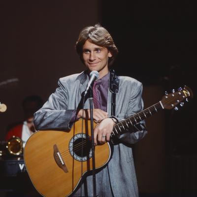 Rainhard Fendrich, ?sterreichischer Liedermacher und Schauspieler, Deutschland 1988. Austrian actor and songwriter Rainh-stock-foto