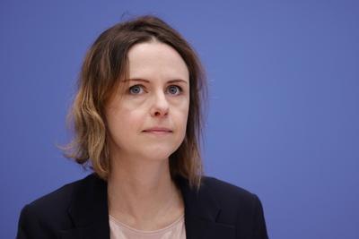 Dr. Sophie Eisentraut, Head of Research & Publications der MSC, Deutschland, Berlin, Bundespressekonferenz, Thema: Zur b-stock-foto