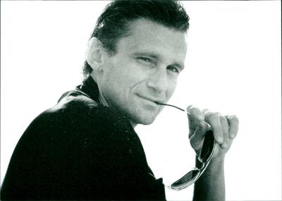 Rainhard Fendrich Der ?sterreichische Musiker Rainhard Fendrich im Jahr 1990. *** Nur redaktionelle Nutzung im Zusammenh-stock-foto