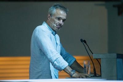 Duesseldorf Hannes Jaenicke Schauspieler Umweltaktivist KlimaExpo NRW Fortschrittsmotor Klimasc-stock-foto