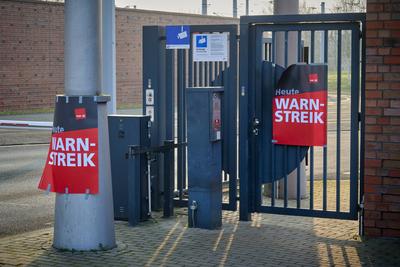 Verdi Streik bei der BOGESTRA-stock-foto