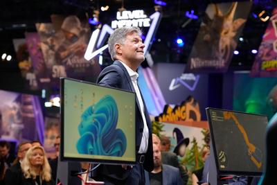 News Bilder des Tages Wirtschaftsminister Habeck beim Messerundgang auf der Computerspielemesse Gamescom 2023 Wirtschaft-stock-foto